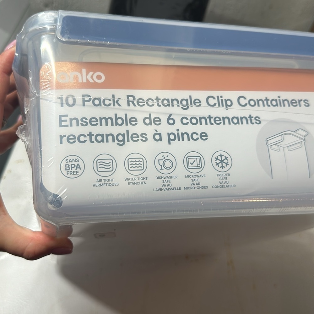 Anko
10-Pack Rectangle Clip Containers - Picture 4 of 4